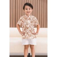 ราคา เด็ก ๆ Dane เสื้อเชิ้ตคอจีน (Rust Batik) (28329863713)