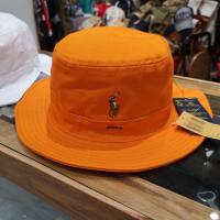 ราคา POLO RALPH LAUREN Bucket Hat in Orange With Pony Logo (3467340763)