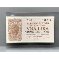ราคา ธนบัตรรุ่นเก่าของประเทศอิตาลี 1Lira ปี1944 UNC ธนบัตรต่างประเทศ (22310483145)