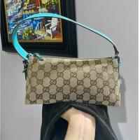 ราคา Gucci mini pochette bag กุชชี่ ของแท้ มือสอง แบรนด์เนม กระเป๋าพอช (21829168738)