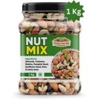 ราคา ถั่วรวมเพื่อสุขภาพพรีเมี่ยม | ถั่วรวมอบแห้งผสมผลไม้รวม (1 กก.) ยี่ห้อ DAILYHERBS -- DAILYHERBS Assorted Nuts (40650134227)