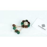 ราคา เข็มกลัดดอกมะลิ พวงระย้า ผ้าไหมแท้ (กลัดหน้าอก) GF-ME-070268 (42557000861)