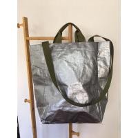 ราคา ROOTOTE 2 ways bag ใบใหญ่ * กระเป๋ายับ* กระเป๋า ญี่ปุ่น มือสอง สีเงิน metallic cross body tote (27613407125)
