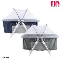 ราคา Fin เตียงนอนเด็ก 3in1 ปรับโยกได้เข็นได้ ปรับได้ 2 ระดับ รุ่นCar-1008 พับเก็บง่ายพกแถมฟรี มุ้งและเบาะนอน เตียงนอนเด็ก (2536487242)