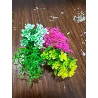 ราคา ต้นไม้ปลอมใส่ตู้ปลา พลาสติกประดับตู้เลี้ยงปลา ขนาดเล็ก สุ่มสีธรรมชาติ–สดใส เพิ่มความสวยงามให้ตู้เลี้ยงปลา (จำนวน 1 ชิ้น) (44312473704)