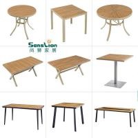 ราคา ตารางน้ํามันกลางแจ้งพิมพ์แผ่นโต๊ะเดียวระเบียงไม้สักสีที่เรียบง่าย เทอร์ราซ นมร้านน้ําชาพลาสติกไม้สวนโต๊ะเก้าอี้ไม้พลาสติก ฉ6หนึ่ง (42772250436)