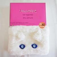 ราคา กระเป๋า Shu uemura สีขาวขนฟรุ้งฟริ้ง รูปแมวตาเพชร (9518628992)
