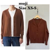 ราคา muji เสื้อคาดิแกรนด์ มือสองของแท้ (18487715946)