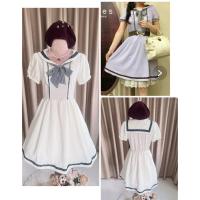 ราคา เดรสปกทหารเรือ แบรนด์ axes femme POETIQUE สีขาวปกทหารเรือผูกโบสวยมากๆค่ะ สายแบ๊วควรมีไว้ครอบครองแบรนด์ญี่ปุ่น แท้ (29275260133)