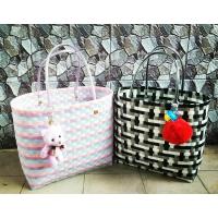 ราคา กระเป๋าสาน กระเป๋าสานเส้นพลาสติก 12นิ้ว (8315291268)