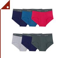 ราคา Fruit of the Loom : FOLMTFBA-M* กางเกงในชาย mens Tag-free Cotton Briefs Underwear 6-pk, Medium (24813018546)