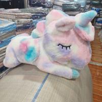 ราคา ตุ๊กตา ตุ๊กตายูนิคอน ตุ๊กตาม้าโพนี่ (สีรุ้ง)ตุ๊กตามีผ้าห่ม ผ้าห่มขนาด 3 ฟุตผ้าห่มเนื้อนาโน (28129167131)