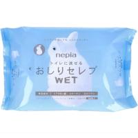 ราคา เช็ดก้น ทิ้งโถได้ Nepia Celeb WET 60 แผ่นเช็ดเปียกชุ่มน้ำ ทำความสะอาดกว่ากระดาษชำระ ใช้ได้ทั่วร่างกาย อ่อนโยนต่อผิว (27990533899)
