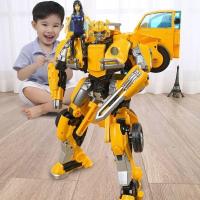 ราคา โมเดลมือรูปโลหะผสมรุ่นรถ Bumblebee Transformers หุ่นยนต์ Optimus Prime สายไดโนเสาร์ของเล่นเด็ก (26505352037)