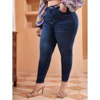 ราคา กางเกงยีนส์สาวอวบ เอวสูง เอวกลาง ผ้ายืด ไซส์ 32-46++ มือสอง (25277492610)