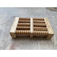 ราคา ลูกกลิ้งนวดฝ่าเท้าเพื่อสุขภาพ ลูกกลิ้งนวดเท้าไม้สัก 5 แถว (17808165063)