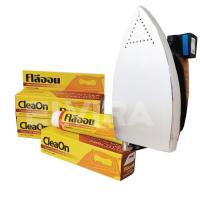 ราคา คลีนออน 11-8102-0015คลีนออน ประโยชน์ : ใช้ทำความสะอาด ขจัดคราบไหม้ สำหรับเตารีด วิธีใช้ : เตรียมเศษผ้าขนหนูที่จะใช้ขจัด (17296213574)