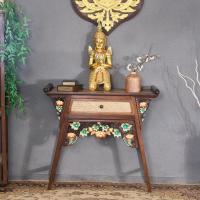 ราคา โต๊ะบูชาธูปโบราณ โต๊ะบูชาเทพเจ้าแห่งโชคลาภ โต๊ะไม้เนื้อแข็ง โต๊ะเล็กโบราณ วัดพระธรรมกาย โต๊ะบูชาพระพุทธรูป (40658982243)