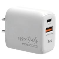 ราคา อะแดปเตอร์ Monocozzi Wall USB Charger 1 USB-A / 1 USB-C (PD20W) White UFicon Store (42957786748)
