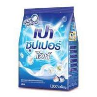 ราคา [โฉมใหม่!] PAO SUPER WHITE ผงซักฟอก เปาซุปเปอร์ไวท์​ 1800 กรัม (3392177275)