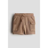 ราคา H&M(เอชแอนด์เอ็ม) กางเกงคาร์โก้ขาสั้นผ้าสเวตเชิ้ตสีซีด เด็กผู้ชาย 1228755_3 (26255769009)