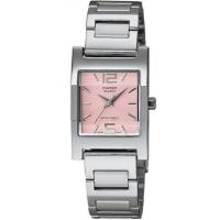 ราคา Casio Standard นาฬิกาข้อมือผู้หญิง สายสแตนเลส รุ่น LTP-1283D-4ADF - สีเงิน/ชมพู (63179379)
