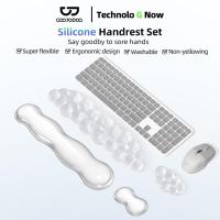 ราคา GOOJODOQ แผ่นรองข้อมือระดับพรีเมียมสำหรับวางมือ ซิลิโคนป้องกันการแพ้ ให้สัมผัสที่นุ่มนวล (42711251819)