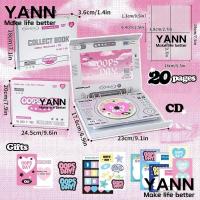 ราคา Yann1 Photo Card Collection Book, 3 นิ้ว Vintage CD Photocard Display Holder, ของขวัญ CD/DVD กระดาษ DVD อัลบั้มเก็บหลวมใบ (24086763064)