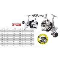 ราคา รอกสปินนิ่ง RYOBI รุ่น AP.POWER ll เบอร์ 5000 (28442230336)