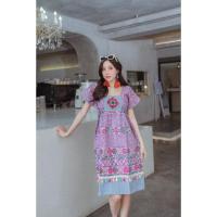 ราคา มองหาชุดสวยเรียบๆต้องรุ่นนี้เลยค่ะ ชุดทรงเกาหลีผ้าฝ้ายเมืองพิมลายใส่แล้วไม่เชย-ลายสวย-งานตรงปกจ้า (24701277070)