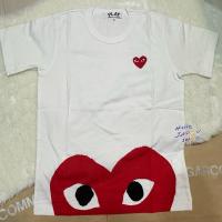 ราคา ♞,♘,,พร้อมส่ง Play Comme des garcons เสื้อกอม แขนสั้น Size LadyS (รอบอก 32 ) ของแท้%ช็อปญี่ปุ่น (แถ (29237240012)