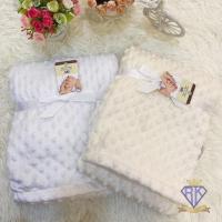 ราคา ผ้าห่มเด็ก ผ้าห่มดอทขนมิ้งค์ ช้ตั้งแต่แรกเกิดถึง 2 ขวบ ขนาด 100 x 75 Cm. (25580922477)