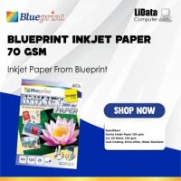 ราคา A4 BLUEPRINT Inkjet Paper Sticker 70 Gsm Inkjet Sticker Paper - 20 แผ่น (42917245753)