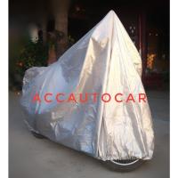 ราคา ผ้าคลุมรถมอเตอร์ไซค์ Size #M ผ้า Silver coat เกรดคุณภาพดี ทนทาน มีกระเป๋าเก็บผ้าคลุมแถมฟรี (18126271846)