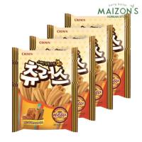 ราคา [CROWN] Churros Snack 84g /Bundle 4 / Sweet Korean Snack (23990499417)