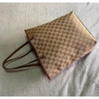ราคา Gucci Monogram Bucket Tote ของแท้ กระเป๋ามือสอง กุชชี่ แบรนด์เนม (23121444571)