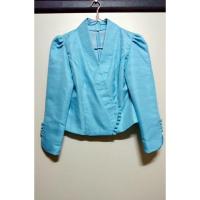 ราคา เสื้อผ้าไหมลาวแขนยาวสีฟ้า (9324428952)