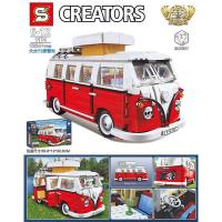 ราคา บล็อกตัวต่อ รถ SY1174 สีขาว สีแดง Volkswagen T1 Camper Van สำหรับเด็ก Lego จีน เลโก้จีน (6371055660)
