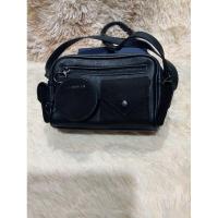 ราคา cc-oo กระเป๋าหนังสะพายสีดำ (27469696714)