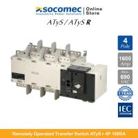 ราคา Socomec Remotely Operated Transfer Switch ATyS r 4P 1600A | 95234160 | Socomec (42150989073)