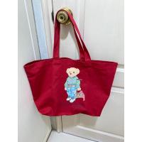 ราคา กระเป๋า Shopping Beverly Hills Polo Club แท้% สีแดงใบใหญ่ใส่ของจุเนื้อผ้าหนาทนทานราคาป้าย 2,090 ใช้ครั้งเดียวใหม่มาก (24358986864)