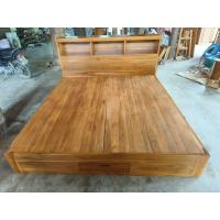 ราคา เตียงไม้สักขนาด6ฟุตแบบมีลิ้นชักและหัวเตียง (42163655297)