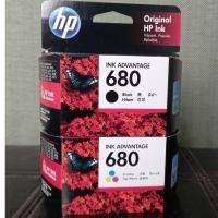 ราคา Hp 680ดำ+680สี (F6V26AA)รวม2กล่องแท้ศูนย์ของใหม่คุณภาพ100%HP DeskJet Ink Advantage (14103970889)