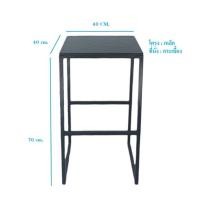ราคา เก้าอี้บาร์ เก้าอี้ทรงสูง บันไดเหล็ก ขาเหล็กหนา (15283706853)