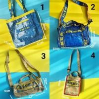ราคา กระเป๋าสะพายข้าง พร้อมส่ง!!!!! Ikea collection size : #1 : 37x34x23cm ความยาวสาย34-67cm #2 : 22x16x16cm (4517373654)