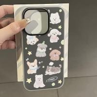 ราคา 2in1 น่ารัก เคสมือถือ เคส For iPhone 11 13 15 16 14 12 Pro Max เคสโทรศัพท์เจลลี่ เคสไอโฟน เคสโทรศัพท์ซิลิโคน กันกระแทก (27439277492)