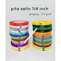 ราคา ริบบิ้นผ้าซาติน 1/4 นิ้ว 0.6ซม-1ม้วน (29942067146)