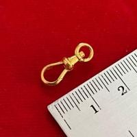 ราคา ก้ามปู ทองคำแท้ ทอง90 แบบหมุนได้ อะไหล่แต่งสร้อยพระ (24840210812)