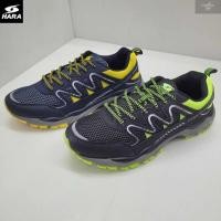 ราคา HARA Sports รองเท้าผ้าใบหน้ากว้าง รองเท้าผ้าใบพื้นนุ่ม รองเท้าชาย สีสะท้อนแสง รุ่น J97 สีดำ/สีกรม SIZE 39-46 (28304849377)