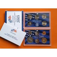 ราคา ชุดเหรียญขัดเงา United States Mint Proof Set 11 Coins 2005 -S (17998046607)